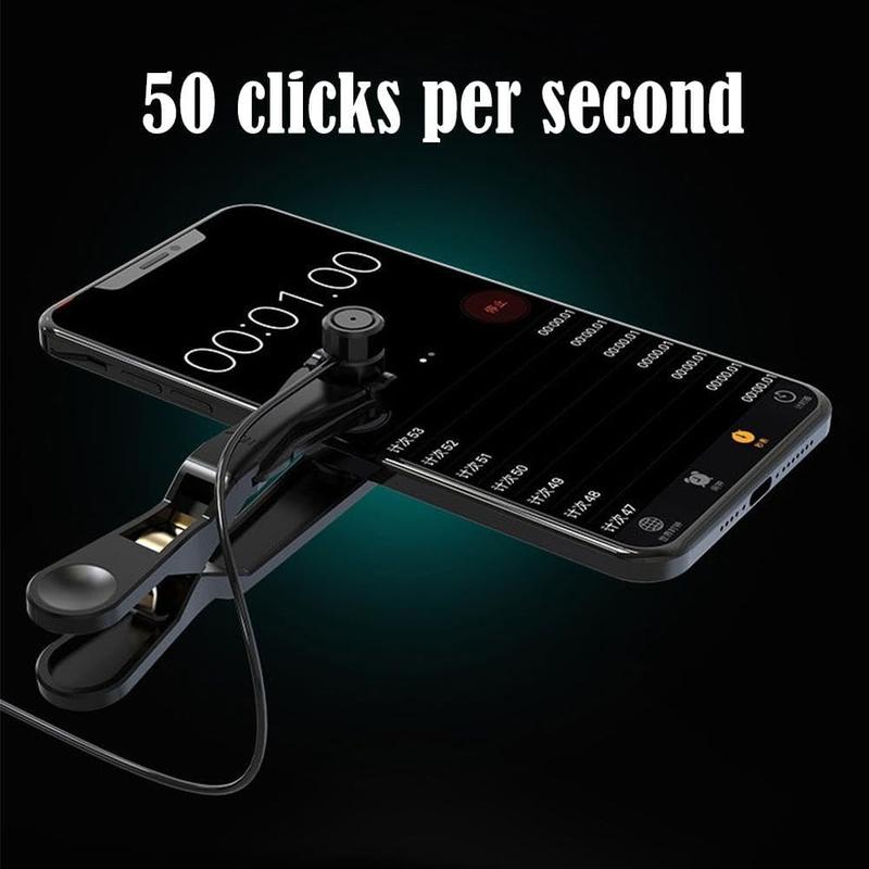 Auto Clicker Device - Cell Phone Accessories for Mobile Live Broadcast, Continuous Screen Clicker with Snap Up Refresh Function