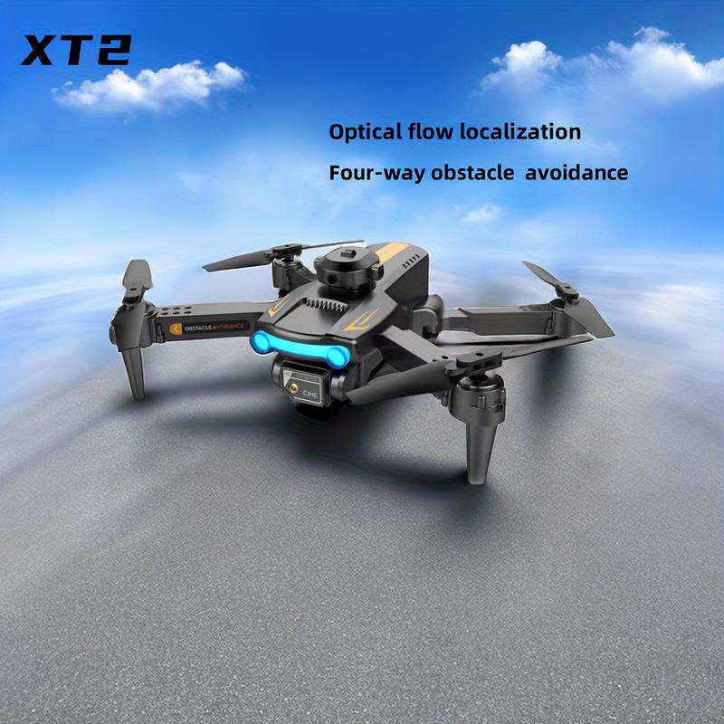 folding drone XT2 , dual lens high-definition aerial photography aircraft, optical flow positioning, toy remote-controlled aircraft