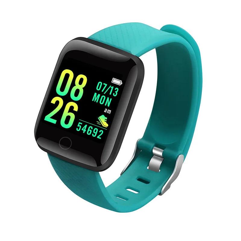 Smart Watch 116Plus D13 Y68 Sport Wristband Running Fitness Monitor Track Heart Rate Message Remind Men Smartwatch Woman Clock