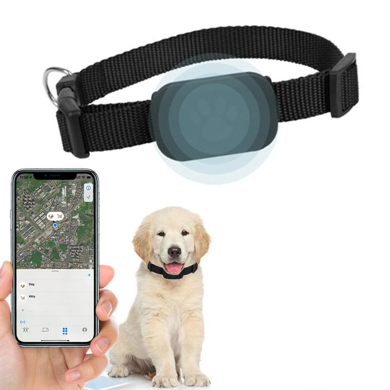 Smart GPS Tracker, Mini GPS Locator Collar, Pet Locator Collar, Portable Pet Tracker, Pet Positioning Locator, Suitable for Tracking Pet