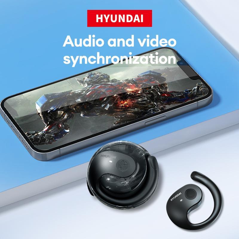 Hyundai HY T26 Wireless Over the Ear Earbuds Audio Headphone