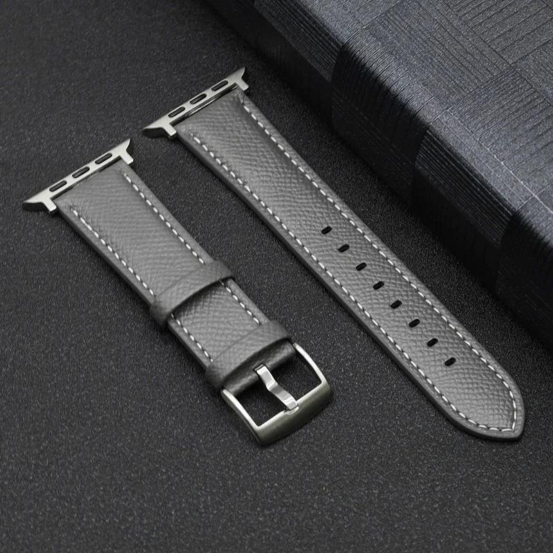 PU Leather band For Apple watch Ultra 49mm 44mm 40mm 46mm 42mm 41mm 45mm bracelet belt strap iWatch series 10 9 8 7 3 4 5 6 se 2