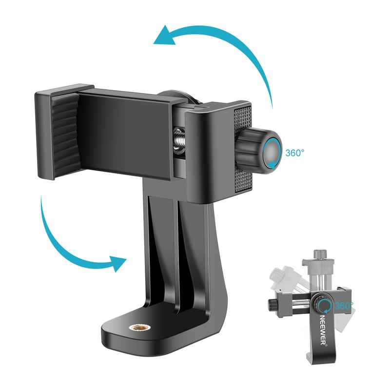 NEEWER Smartphone Holder Vertical Bracket with 1 4-inch Tripod Mount