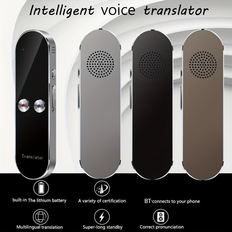 68 Languages Instant Real-Time Smart Voice Translator Device - Portable Multilingual Interpreter for Travel, Business, and Study - Accurate and Fast Translation