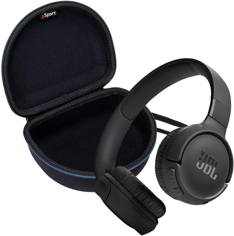 JBL Tune 520BT Wireless On Ear Headphones Bundle with gSport EVA Case