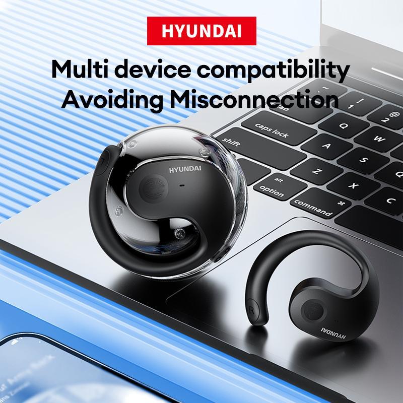 Hyundai HY T26 Wireless Over the Ear Earbuds Audio Headphone