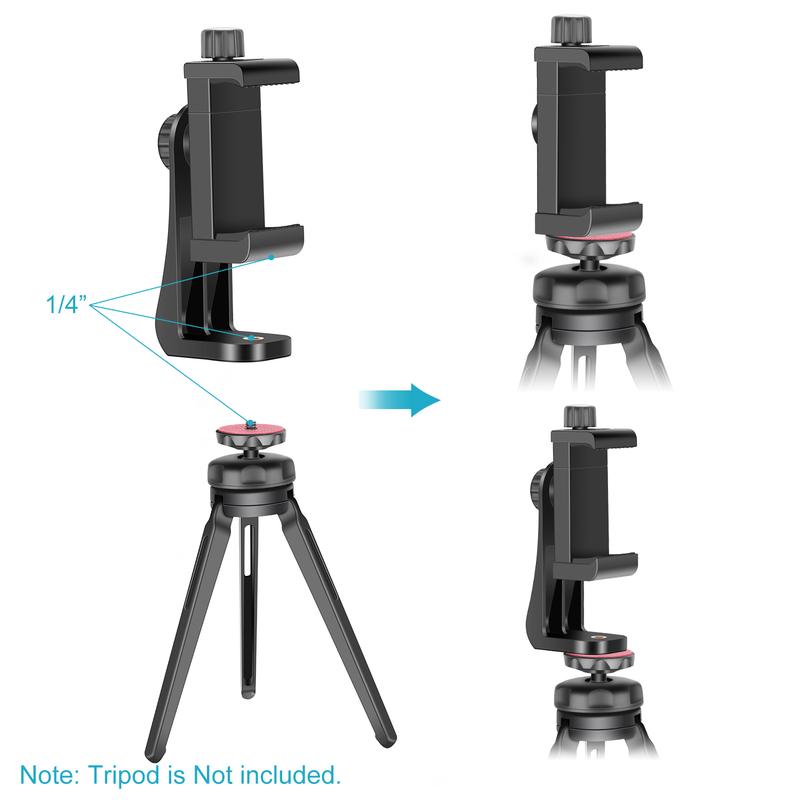 NEEWER Smartphone Holder Vertical Bracket with 1 4-inch Tripod Mount