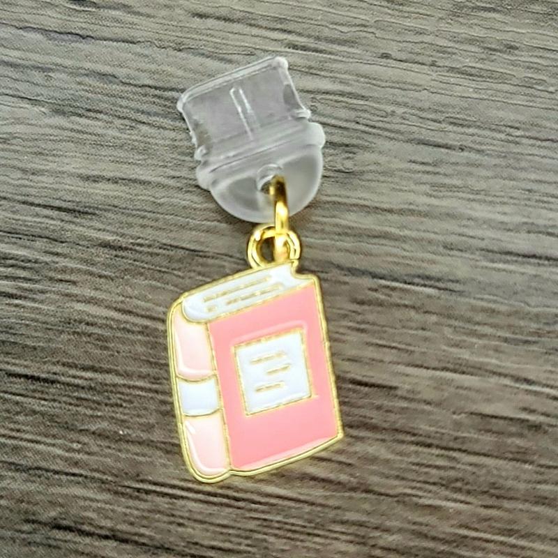 Book Kindle, E-reader, Phone Dust Plug Charms - USB-C compatible