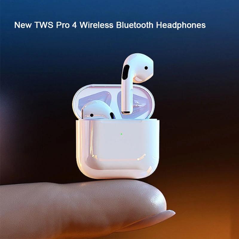 2024 TWS Air Pro 4 Fone Bluetooth Earphones Wireless Headphones with Mic Touch Control Wireless Bluetooth Headset Pro 4 Earbuds