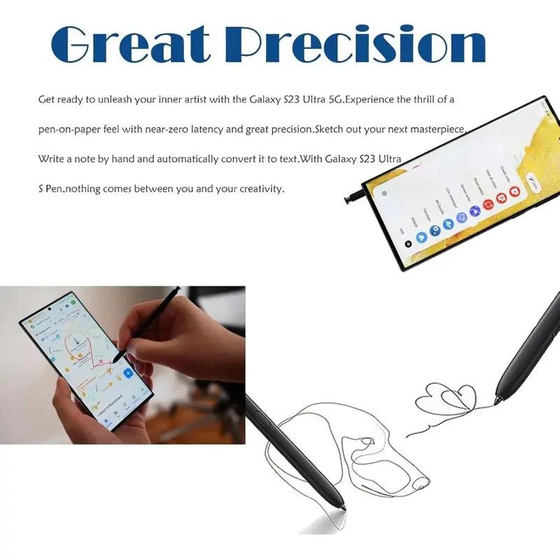 For Samsung Galaxy S23 Ultra Stylus Pen S Pen Replacement Mobile Phone Pencil Touch Screen Pencil SM-S9180 Capacitance Pen