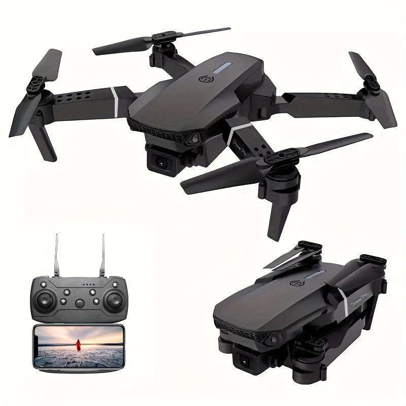 E88 Drone Equipped With Dual Cameras, Mobile Application Control, Indoor Flying, Halloween Christmas New Year Gifts